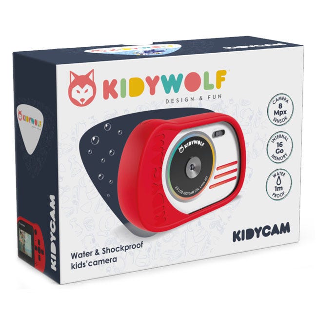 KIDYWOLF KIDYCAM CAMERA - RED