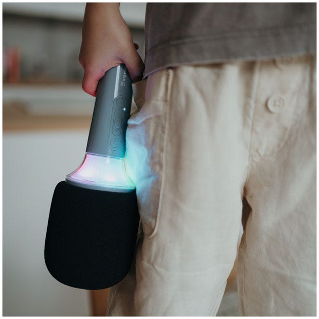 KIDYWOLF KIDYMIC KARAOKE MICROPHONE - BLUE