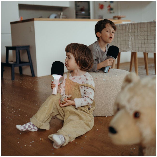 KIDYWOLF KIDYMIC KARAOKE MICROPHONE - BLUE