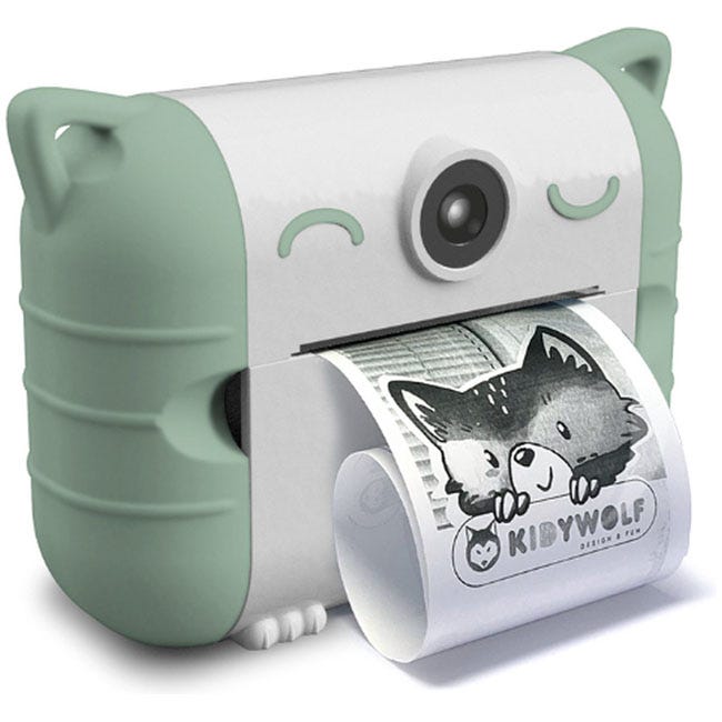 KIDYWOLF KIDYPRINT THERMAL PRINTING CAMERA - GREEN