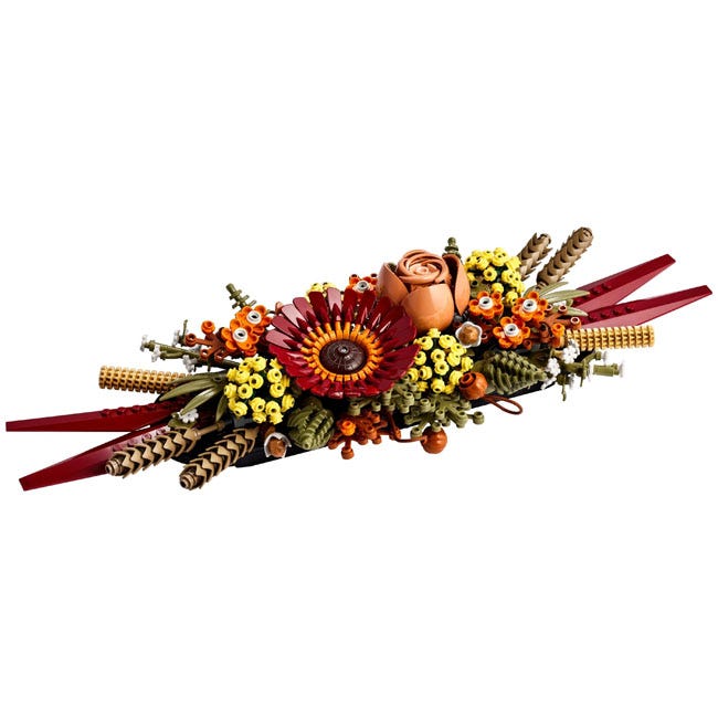 LEGO ICONS DRIED FLOWER CENTERPIECE