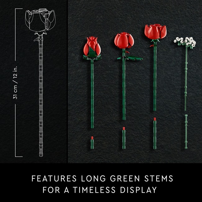 LEGO BOTANICAL BOUQUET OF ROSES