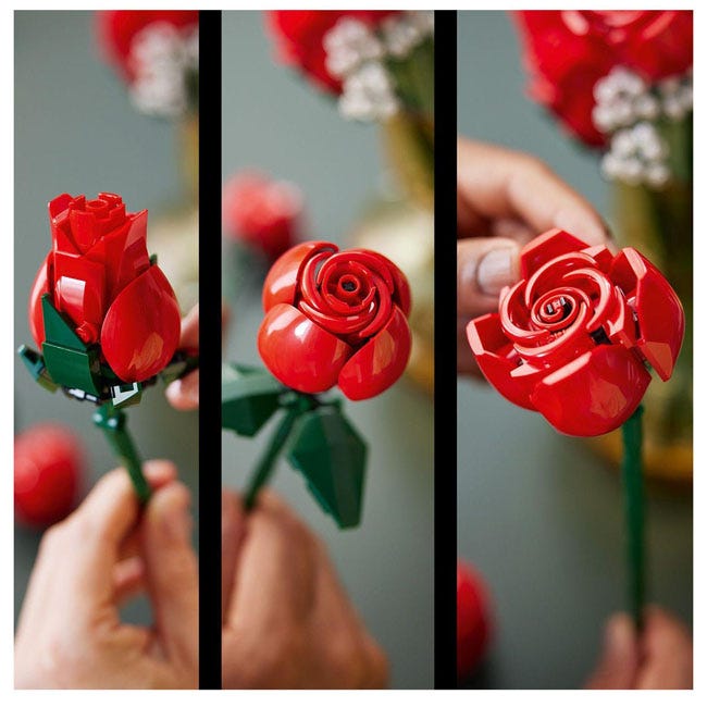 LEGO BOTANICAL BOUQUET OF ROSES