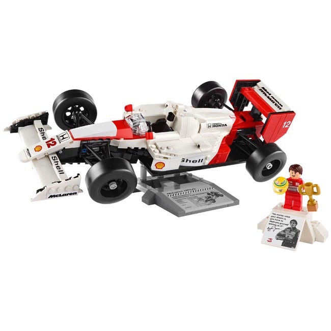 LEGO ICONS MCLAREN MP4/4 AND AYRTON SENNA
