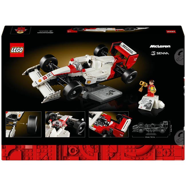 LEGO ICONS MCLAREN MP4/4 AND AYRTON SENNA