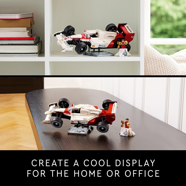 LEGO ICONS MCLAREN MP4/4 AND AYRTON SENNA