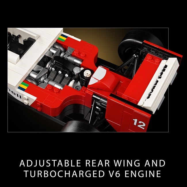LEGO ICONS MCLAREN MP4/4 AND AYRTON SENNA