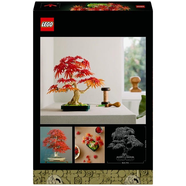 LEGO BOTANICALS JAPANESE RED MAPLE BONSAI TREE