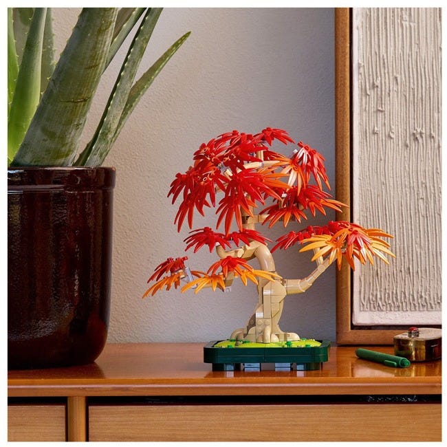 LEGO BOTANICALS JAPANESE RED MAPLE BONSAI TREE