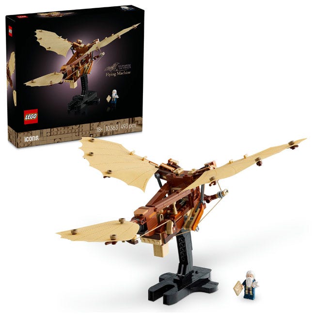 LEGO ICONS LEONARDO DA VINCIS FLYING MACHINE