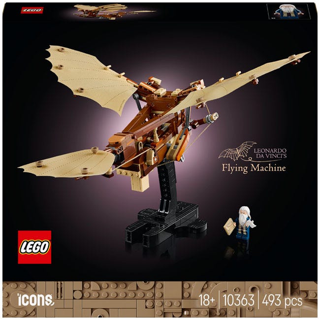 LEGO ICONS LEONARDO DA VINCIS FLYING MACHINE