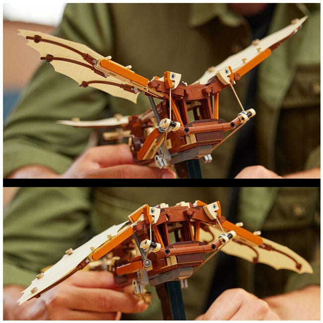 LEGO ICONS LEONARDO DA VINCIS FLYING MACHINE