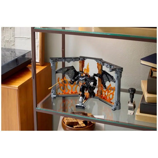 LEGO ICONS THE LORD OF THE RINGS BALROG BOOK NOOK