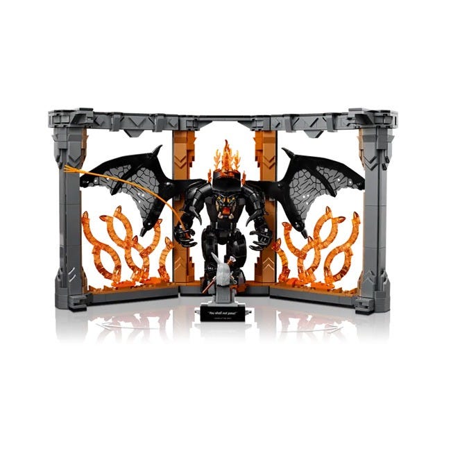 LEGO ICONS THE LORD OF THE RINGS BALROG BOOK NOOK