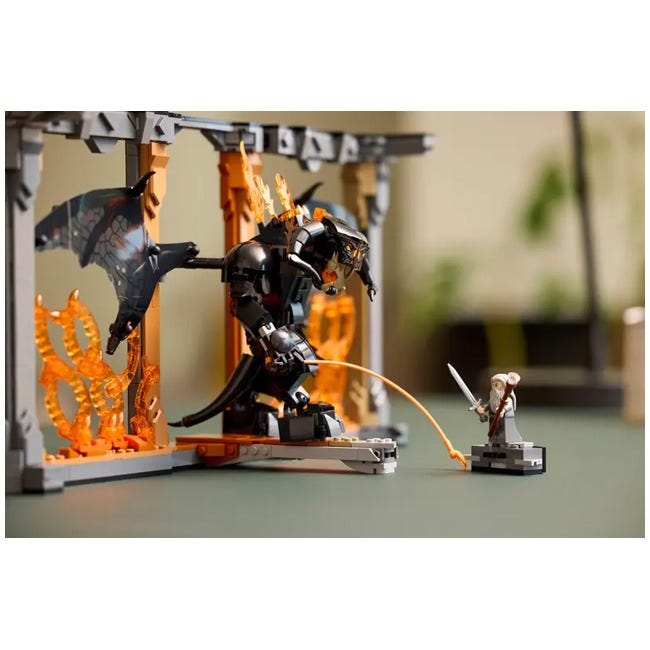 LEGO ICONS THE LORD OF THE RINGS BALROG BOOK NOOK