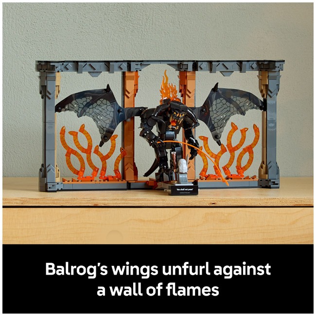 LEGO ICONS THE LORD OF THE RINGS BALROG BOOK NOOK