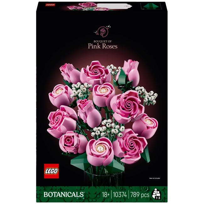 LEGO BOTANICALS BOUQUET OF PINK ROSES