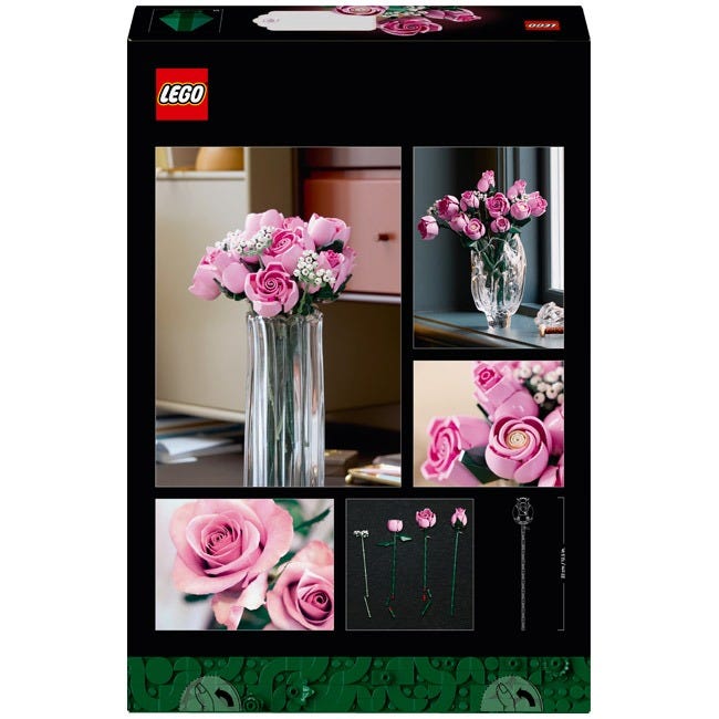 LEGO BOTANICALS BOUQUET OF PINK ROSES