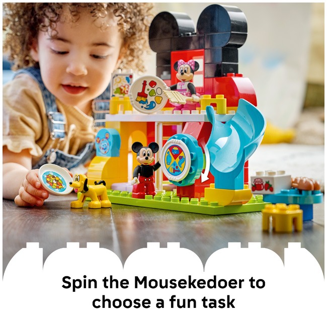 LEGO DUPLO DISNEY MICKEY MOUSE CLUBHOUSE WITH MINNIE & PLUTO