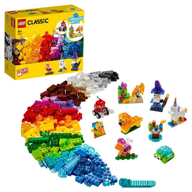LEGO CLASSIC CREATIVE TRANSPARENT BRICKS