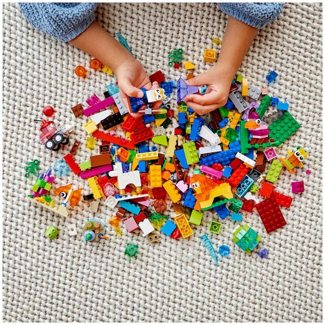 LEGO CLASSIC CREATIVE TRANSPARENT BRICKS