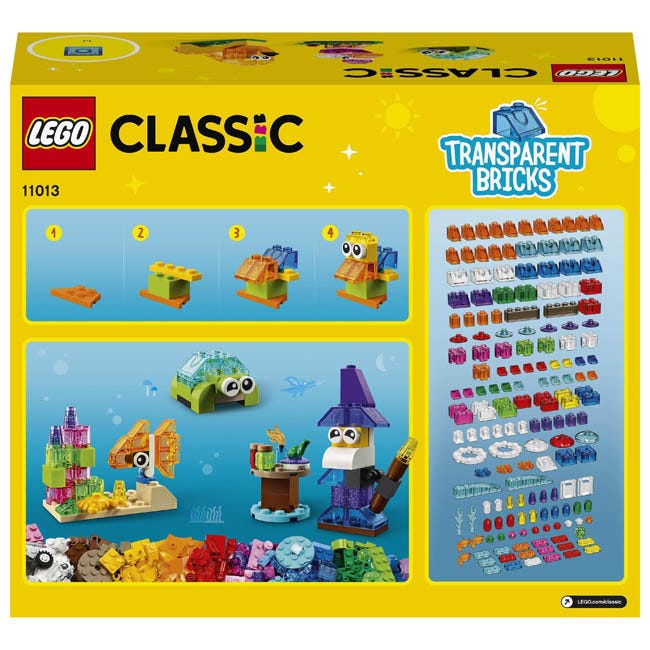 LEGO CLASSIC CREATIVE TRANSPARENT BRICKS