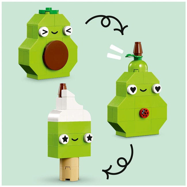 LEGO CLASSIC CREATIVE FOOD FRIENDS