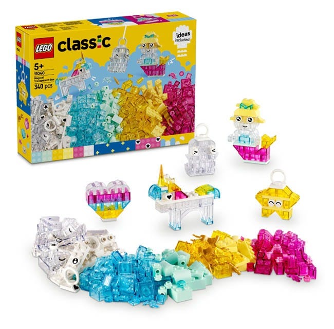 LEGO CLASSIC MAGICAL TRANSPARENT BOX