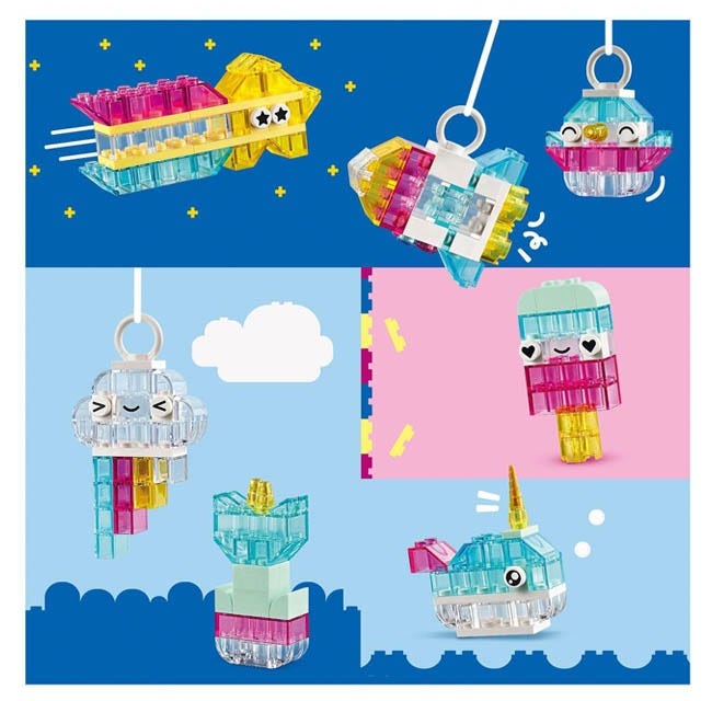 LEGO CLASSIC MAGICAL TRANSPARENT BOX