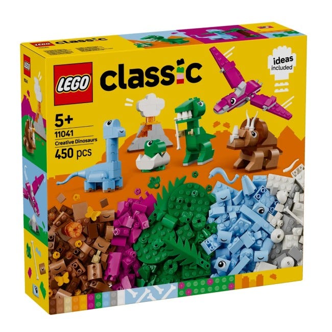 LEGO CLASSIC CREATIVE DINOSAURS