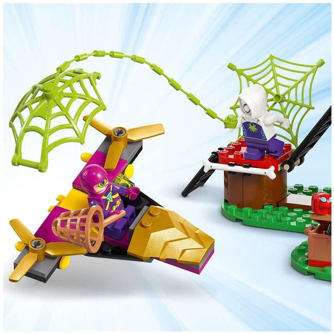 LEGO SPIDEY AND FRIENDS GOBBYS RAPTOR BATTLE AT TREE HOUSE H