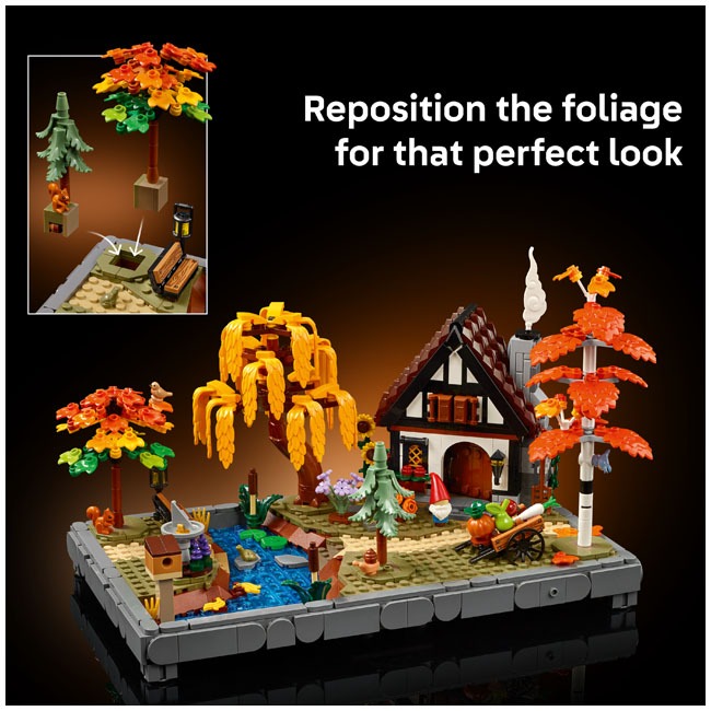 LEGO ICONS AUTUMN COTTAGE GARDEN