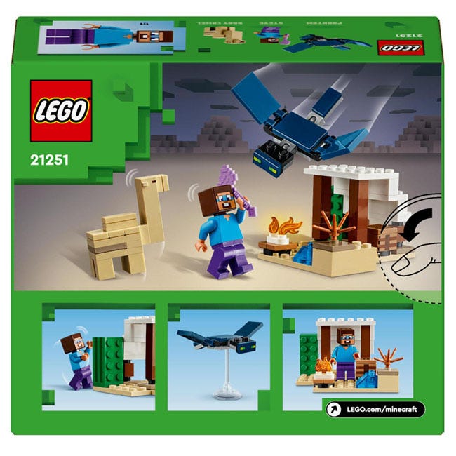 LEGO MINECRAFT STEVES DESERT EXPEDITION