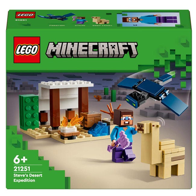 LEGO MINECRAFT STEVES DESERT EXPEDITION