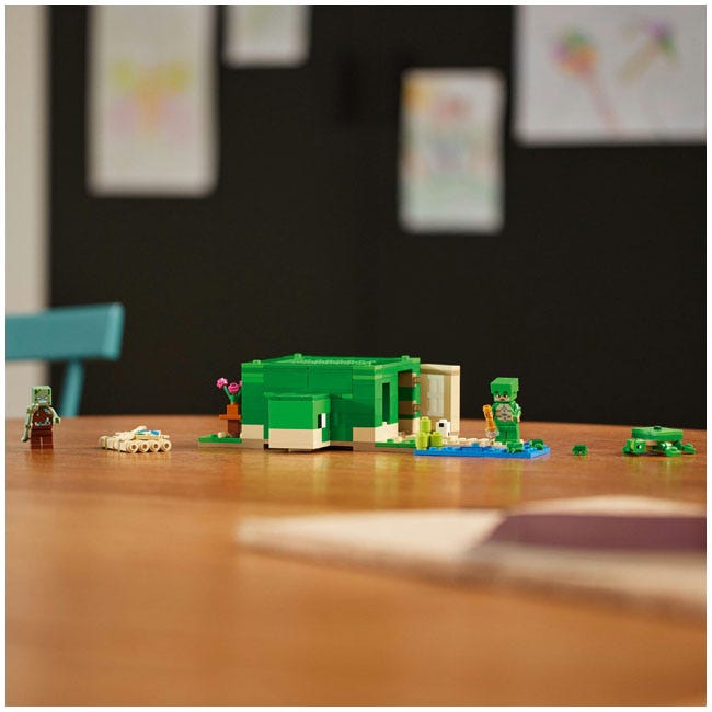LEGO MINECRAFT THE TURTLE BEACH HOUSE