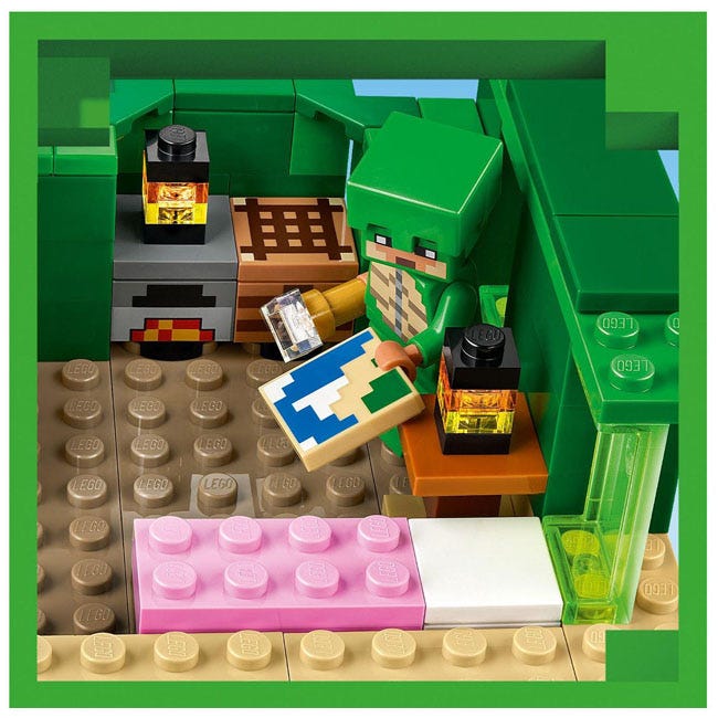 LEGO MINECRAFT THE TURTLE BEACH HOUSE