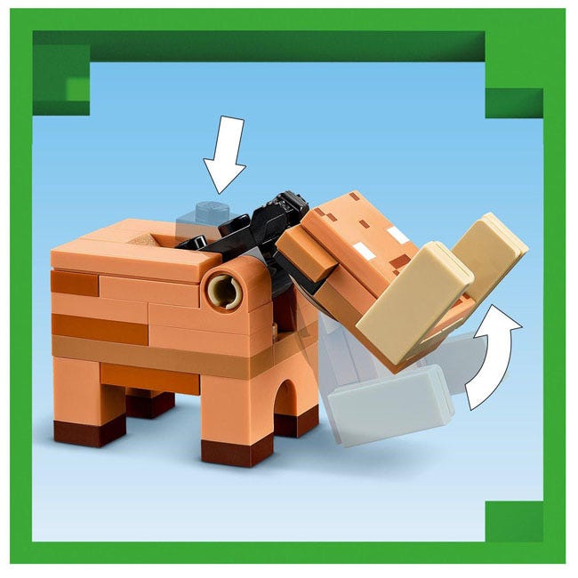 LEGO MINECRAFT THE NETHER PORTAL AMBUSH