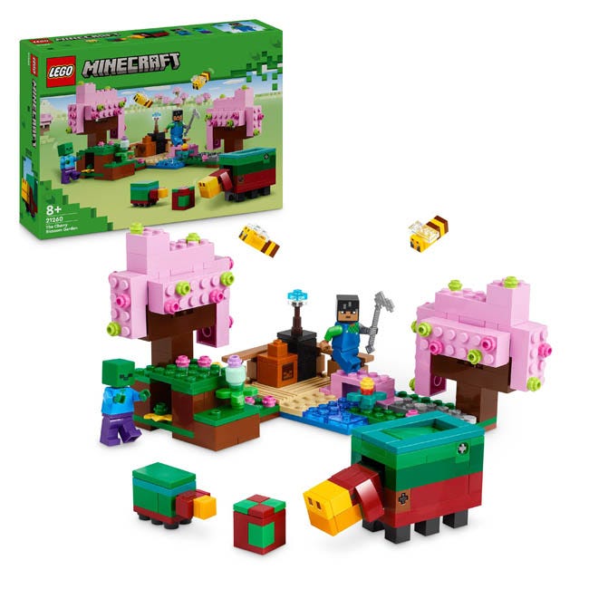 LEGO MINECRAFT THE CHERRY BLOSSOM GARDEN