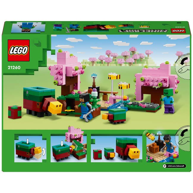 LEGO MINECRAFT THE CHERRY BLOSSOM GARDEN