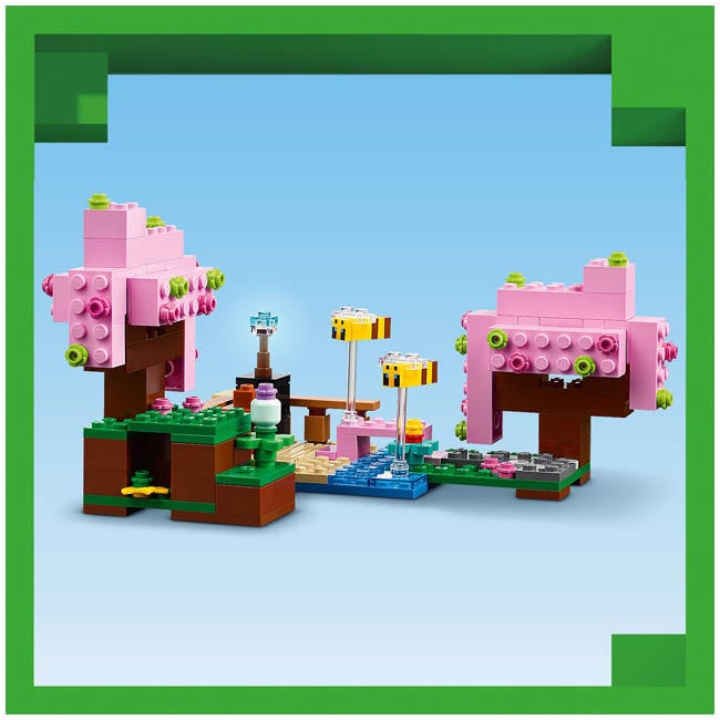 LEGO MINECRAFT THE CHERRY BLOSSOM GARDEN