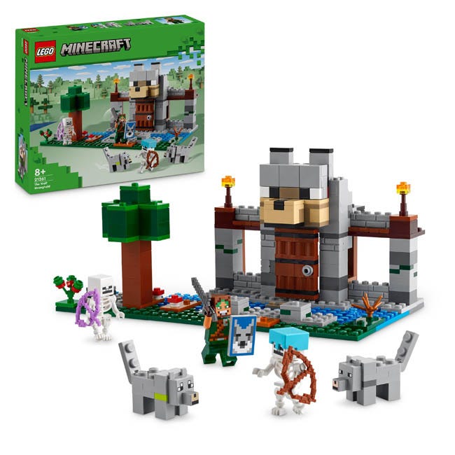LEGO MINECRAFT THE WOLF STRONGHOLD FORTRESS PLAYSET