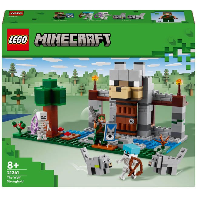 LEGO MINECRAFT THE WOLF STRONGHOLD FORTRESS PLAYSET