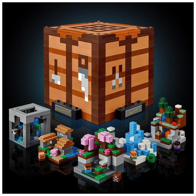 LEGO MINECRAFT THE CRAFTING TABLE