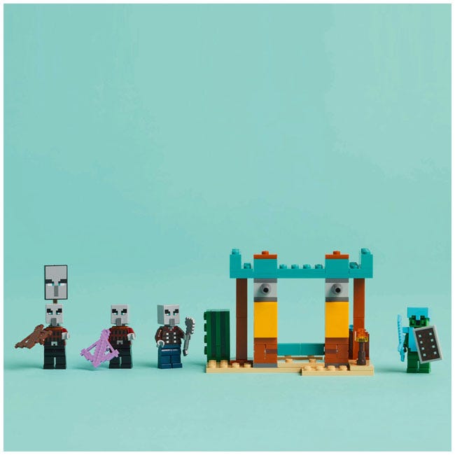 LEGO MINECRAFT THE ILLAGER DESERT PATROL