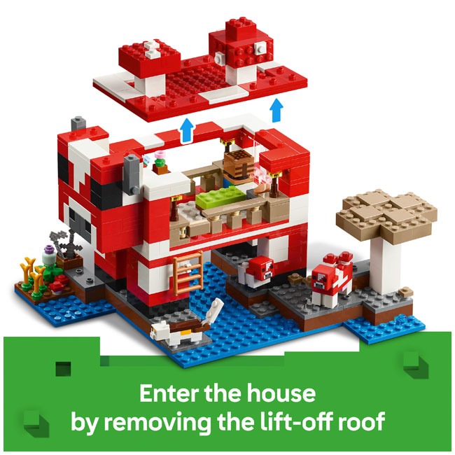 LEGO MINECRAFT THE MOOSHROOM HOUSE