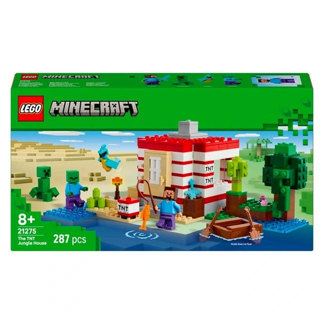 LEGO MINECRAFT THE TNT JUNGLE HOUSE