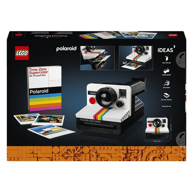 LEGO IDEAS POLAROID ONESTEP SX-70 CAMERA