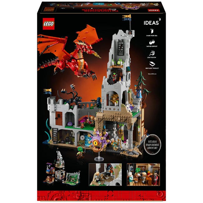 LEGO IDEAS DUNGEONS & DRAGONS: RED DRAGONS TALE