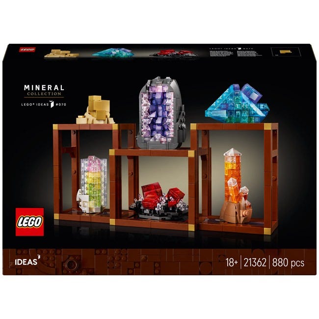 LEGO IDEAS MINERAL COLLECTION