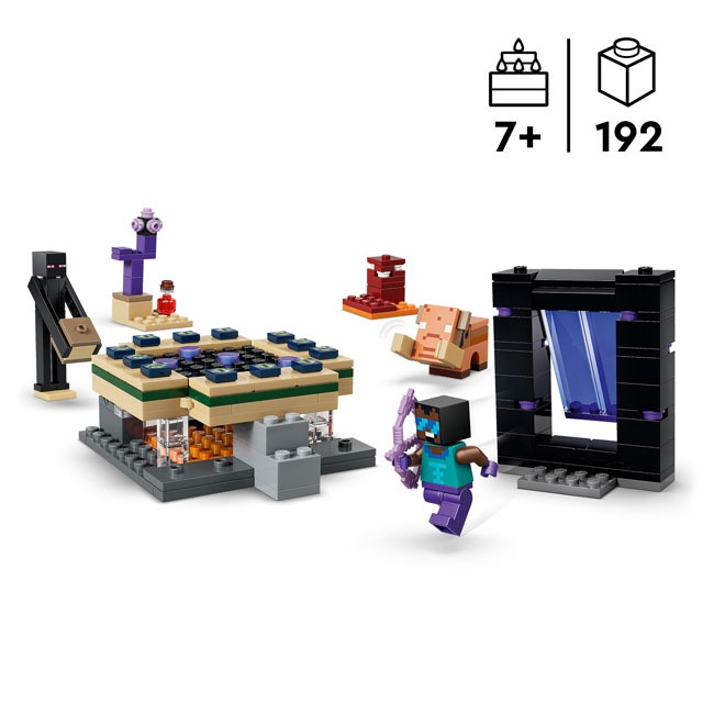 LEGO MINECRAFT NETHER & END PORTAL JOURNEY
